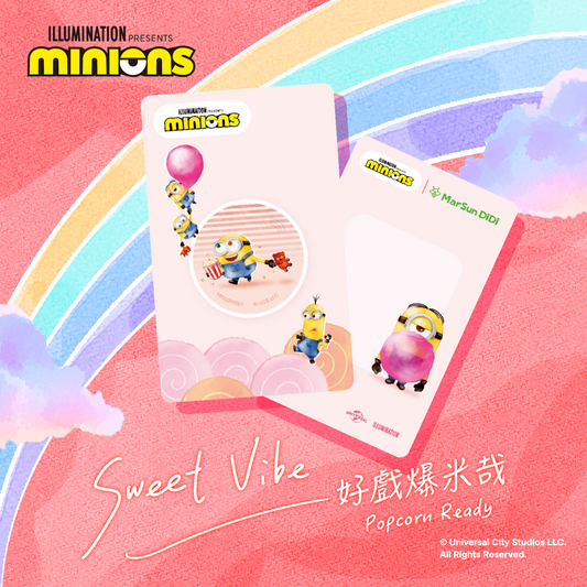 Minions Sweet Vibe Chip Tag - Popcorn Ready