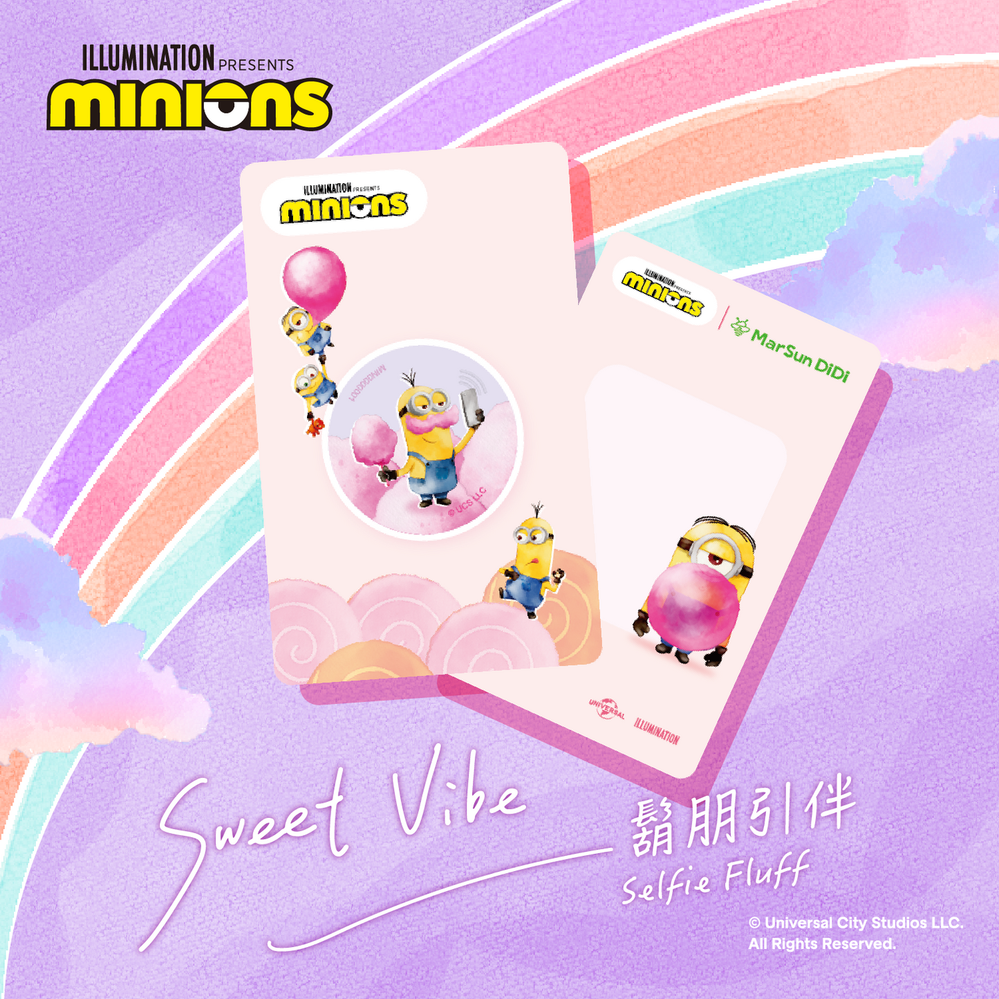 Minions Sweet Vibe Chip Tag - Selfie Fluff