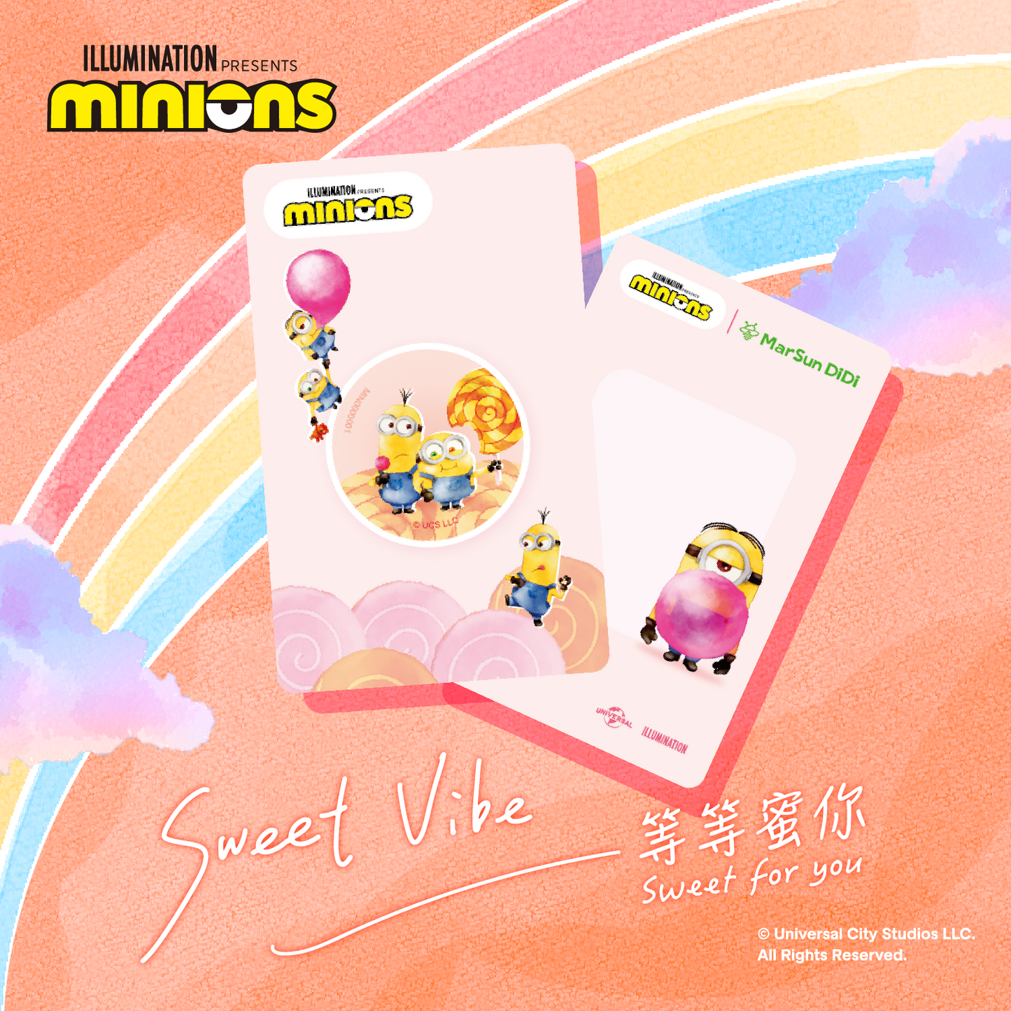 Minions Sweet Vibe Chip Tag - Sweet for you