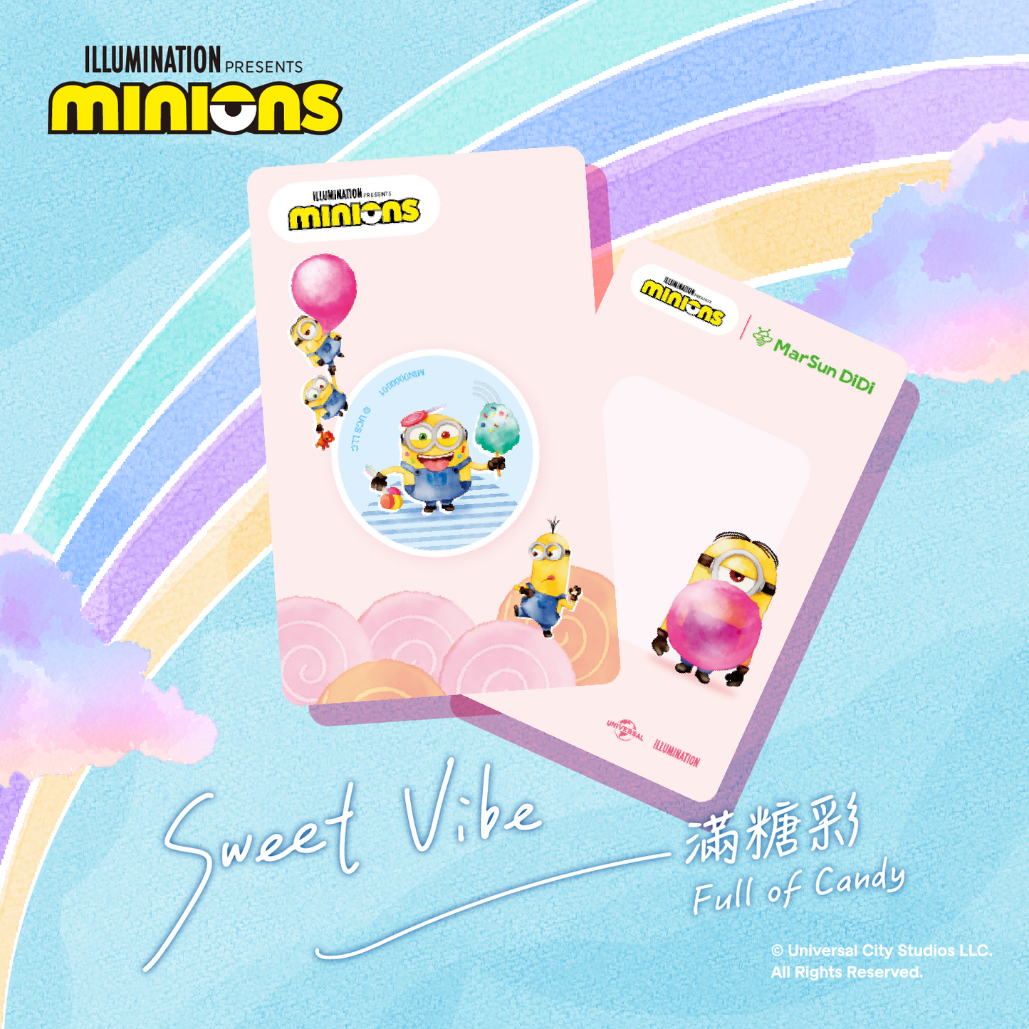 Minions Sweet Vibe Chip Tag - Full of Candy