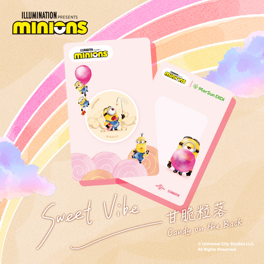 Minions Sweet Vibe Chip Tag - Eat Popcorn