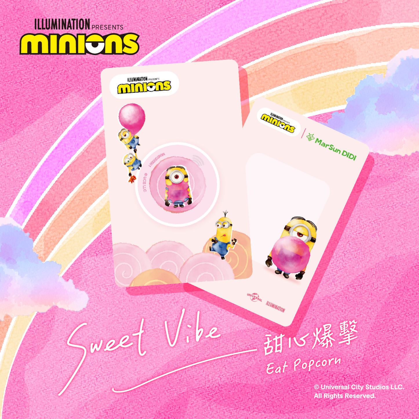 Minions Sweet Vibe Chip Tag - Blow Bubble Gum